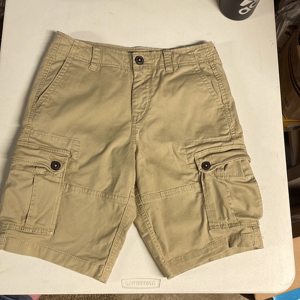 Aeropostale Kids Casual Cargo shorts- Khaki